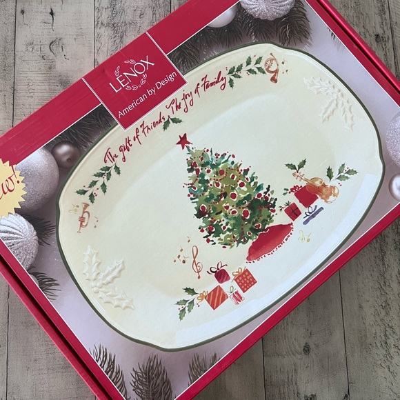 Lenox Other - LENOX Holiday 14in Platter - Inspirations and Illustrations Collection NWT
